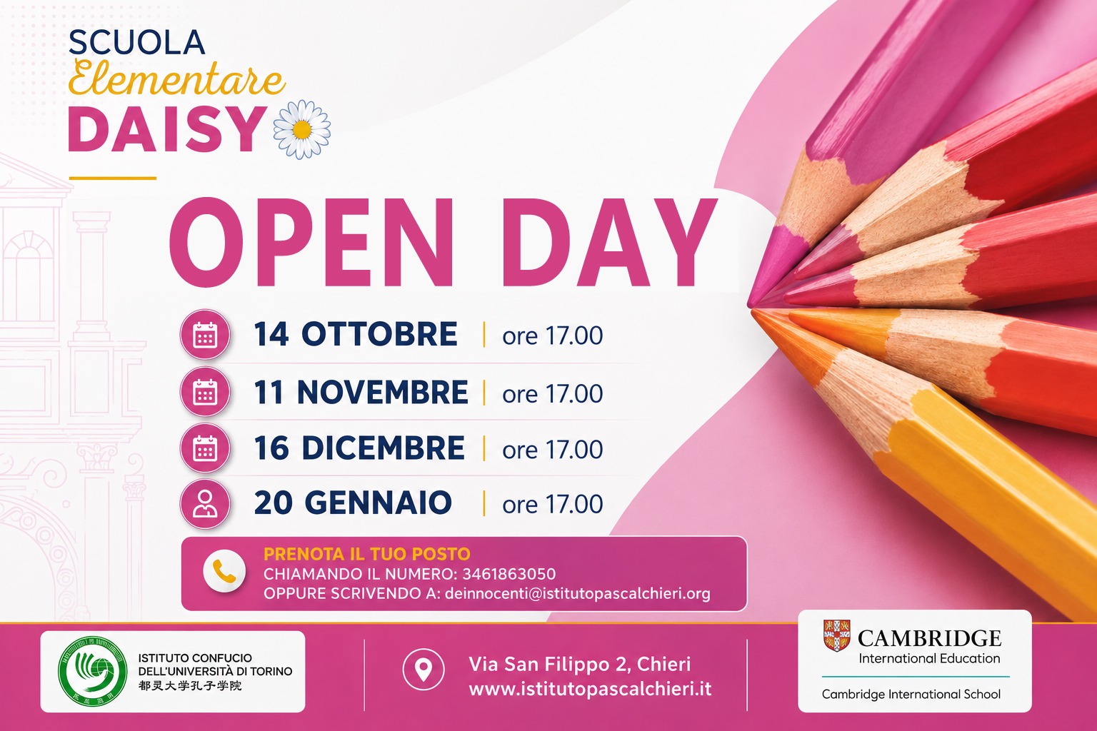 Open day scuola elementare Torino
