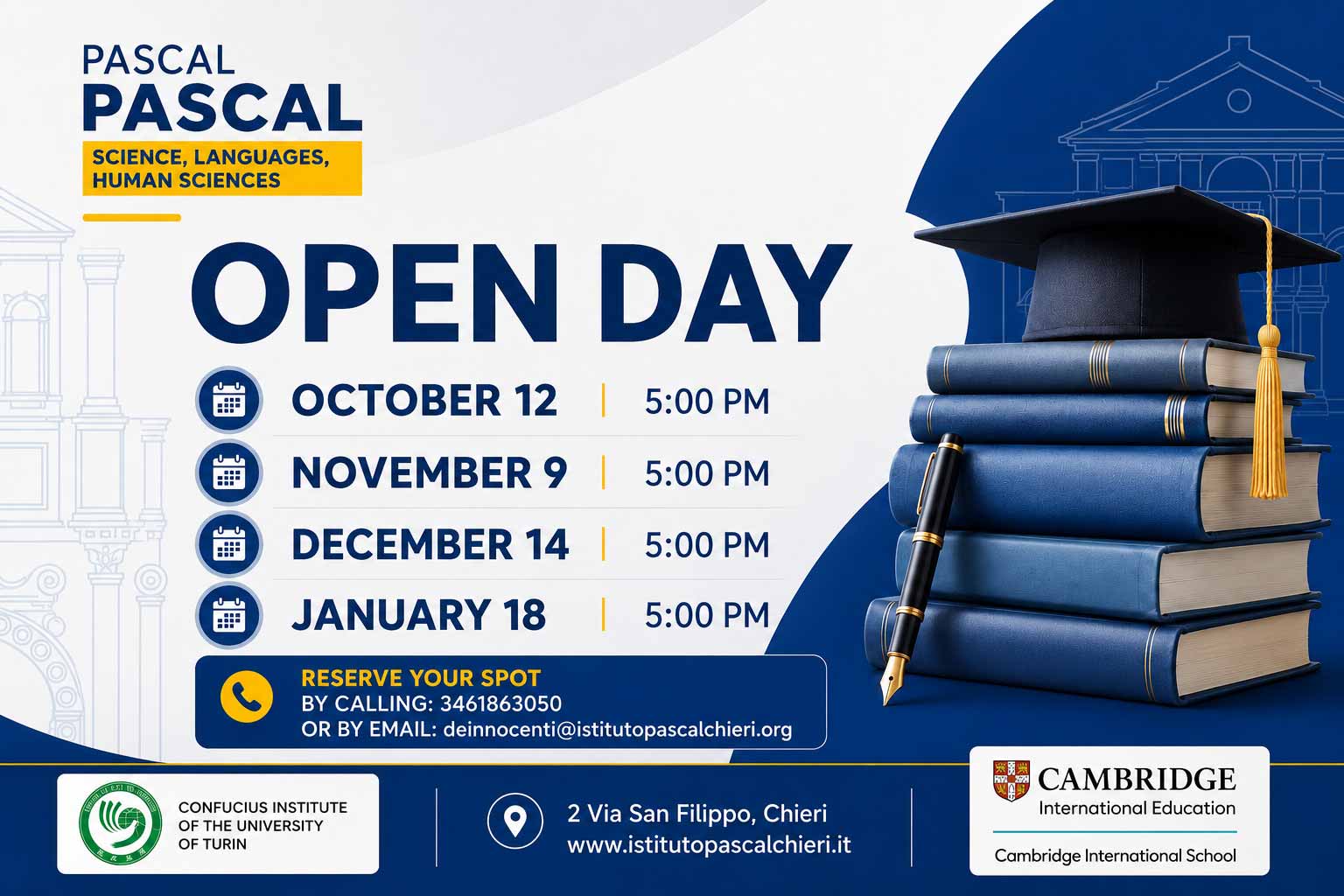 High School Open Day in Turin